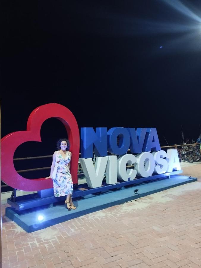 Casa Frente Para O Mar Nova Vicosa Bagian luar foto