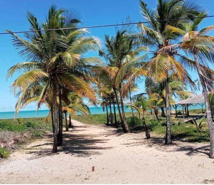 Casa Frente Para O Mar Nova Vicosa Bagian luar foto